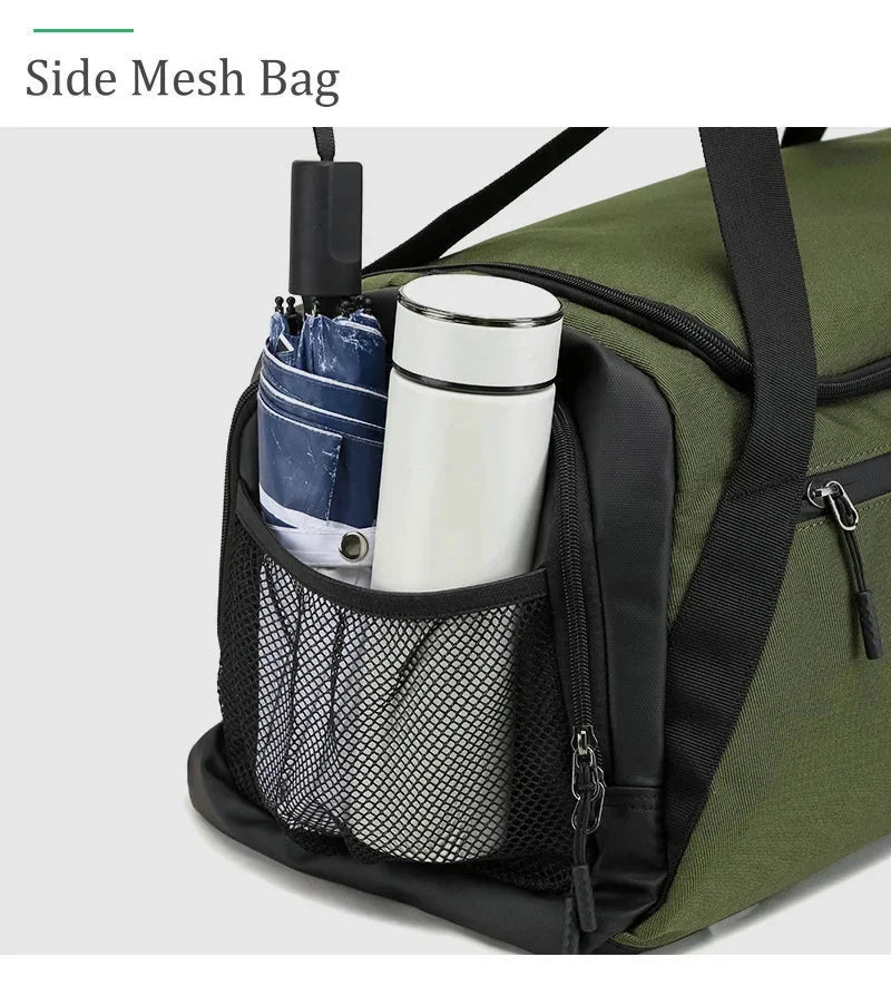 40L Sport Fitness Bag Dry Wet Separation Gym Bags for Men Women Outdoor Hiking Camping Travelling Yoga Fitness Bags