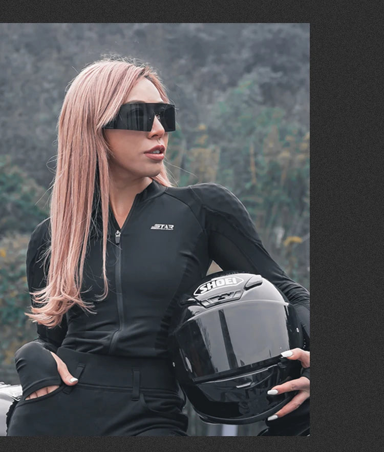 Women Motorcycle Jacket CE Approved Motorcycle Body Armor Summer Downhill Motorbike Protection Moto Racing Jacket Clothing