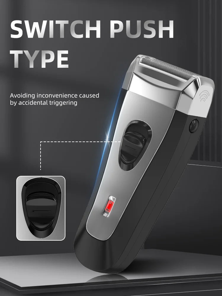 Kemei KM-9038 Foil Professional Electric Shaver Portable Razor Rechargeable Beard Trimmer USB Hair Shaving Machine for Men