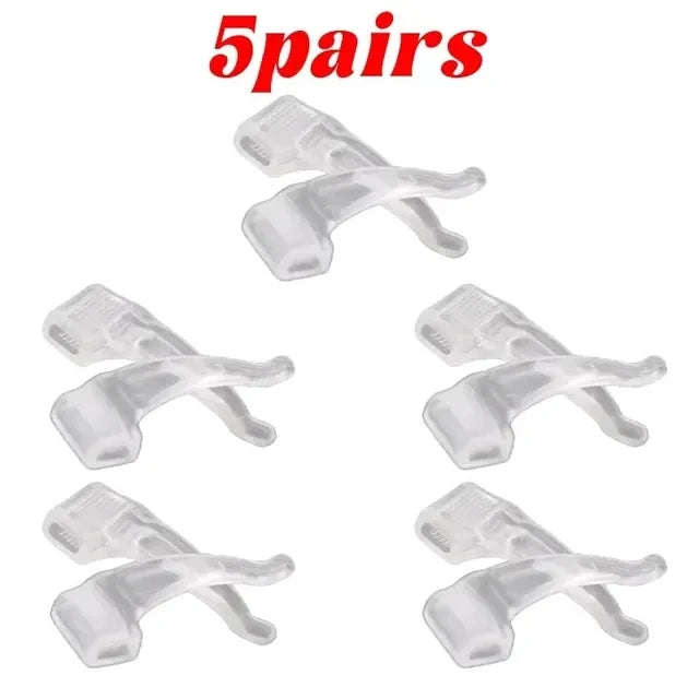 10/30pcs Glasses Anti Slip Sleeve Silicone Ear Hook Fixation for Eyeglasses Sunglasses Anti Fall Hook Anti Slip Sleeve
