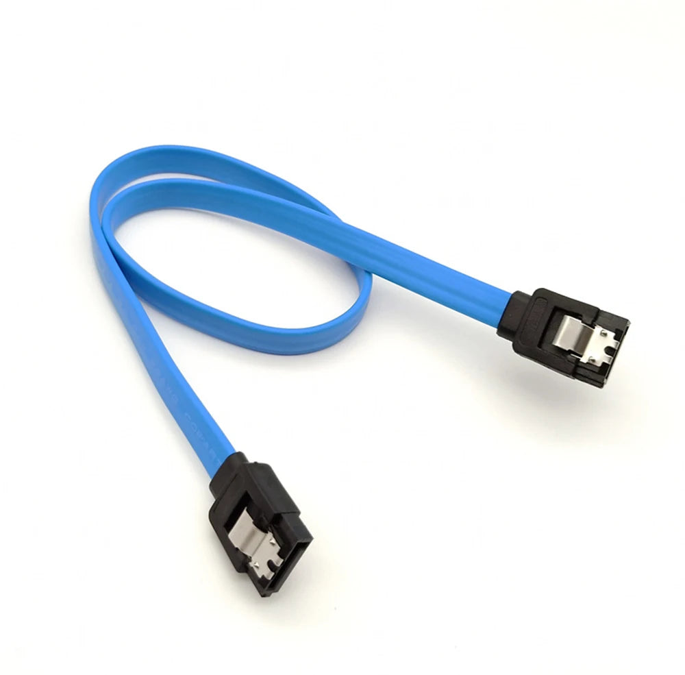 TISHRIC SATA Cable Sata3.0 Solid State Hard Disk Serial Data Cable Multi-Spec Flexible Sata Hard Disk Fast Transmission Cable