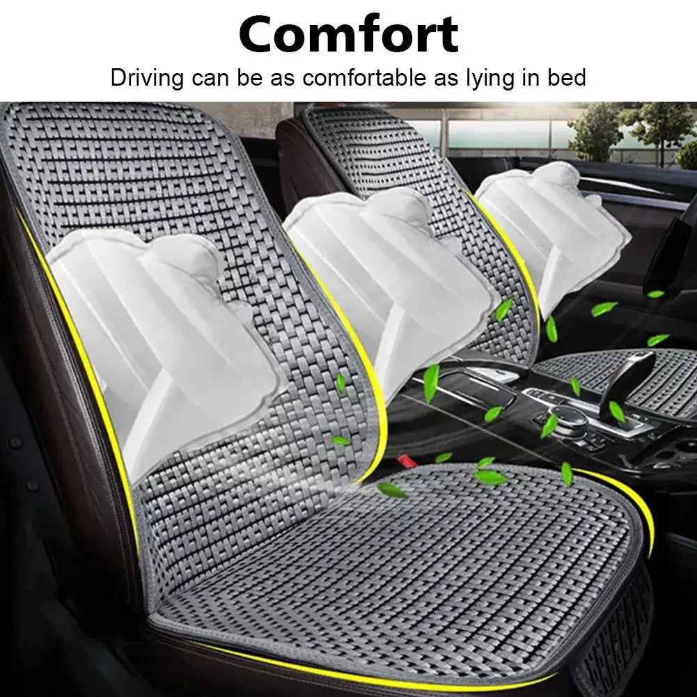Car Cushion Summer Cool Cushion Ice Silk Seat Cover Car Cushion Seasonal Universal Cool Cushion