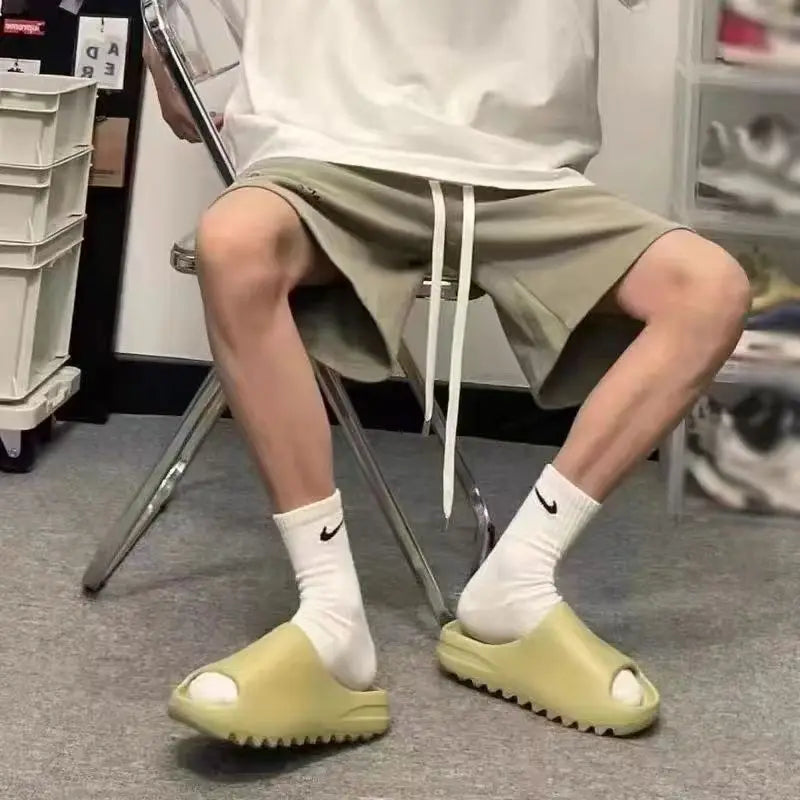 Coconut Slippers Feel like Stepping on Shit Thick-soled Sandals Summer New Non-slip Wearing Sandals