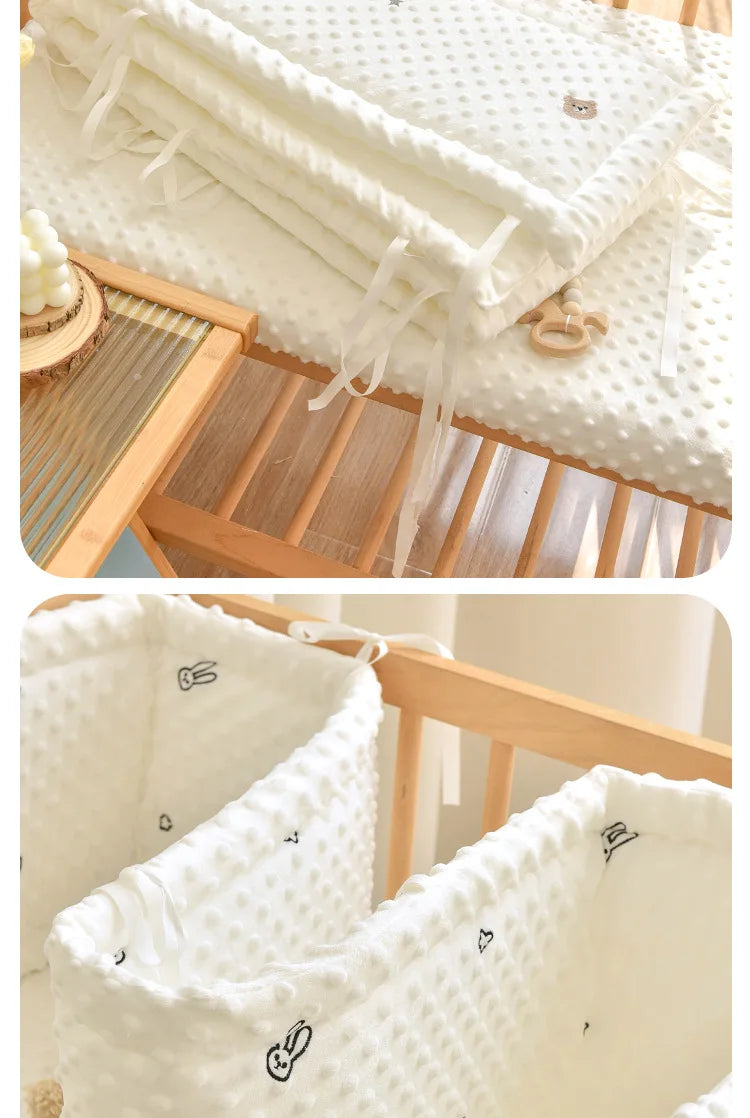 Newborn Crib Circumference, Anti-collision Cushioning, Soft Package One-piece Baby Comfort, Splicing Bed Enclosure