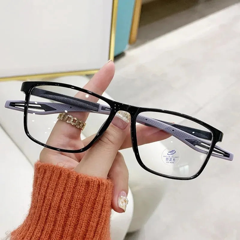 Sports Anti-blue Light Reading Glasses For Men High-definition Ultra-light Reading Glasses For Middle-aged And Elderly Women
