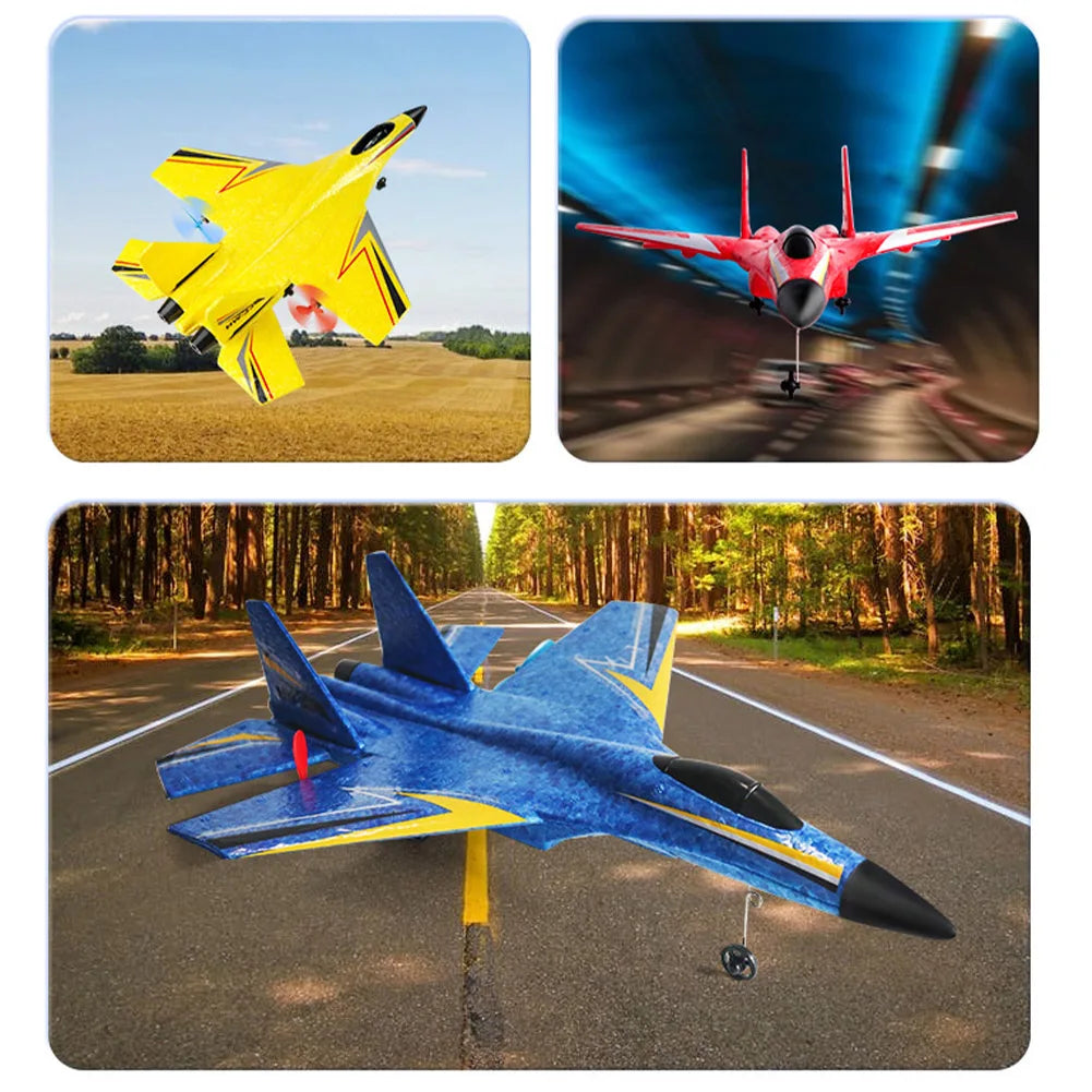 RC Plane SU-27 Aircraft Remote Control Helicopter 2.4G Airplane EPP Foam RC Vertical Plane Children Toys Gifts