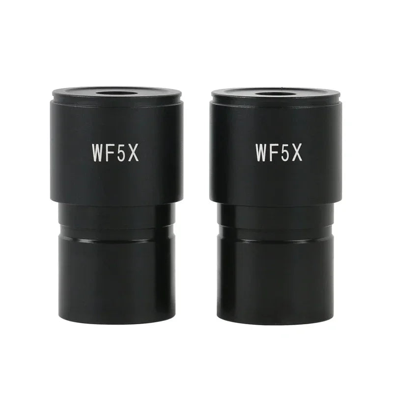 2PCS WF5X WF10X WF15X WF20X WF30X Wide Field Eyepiece For Binocular Trinocular Stereo Microscope 30MM Installation Interface