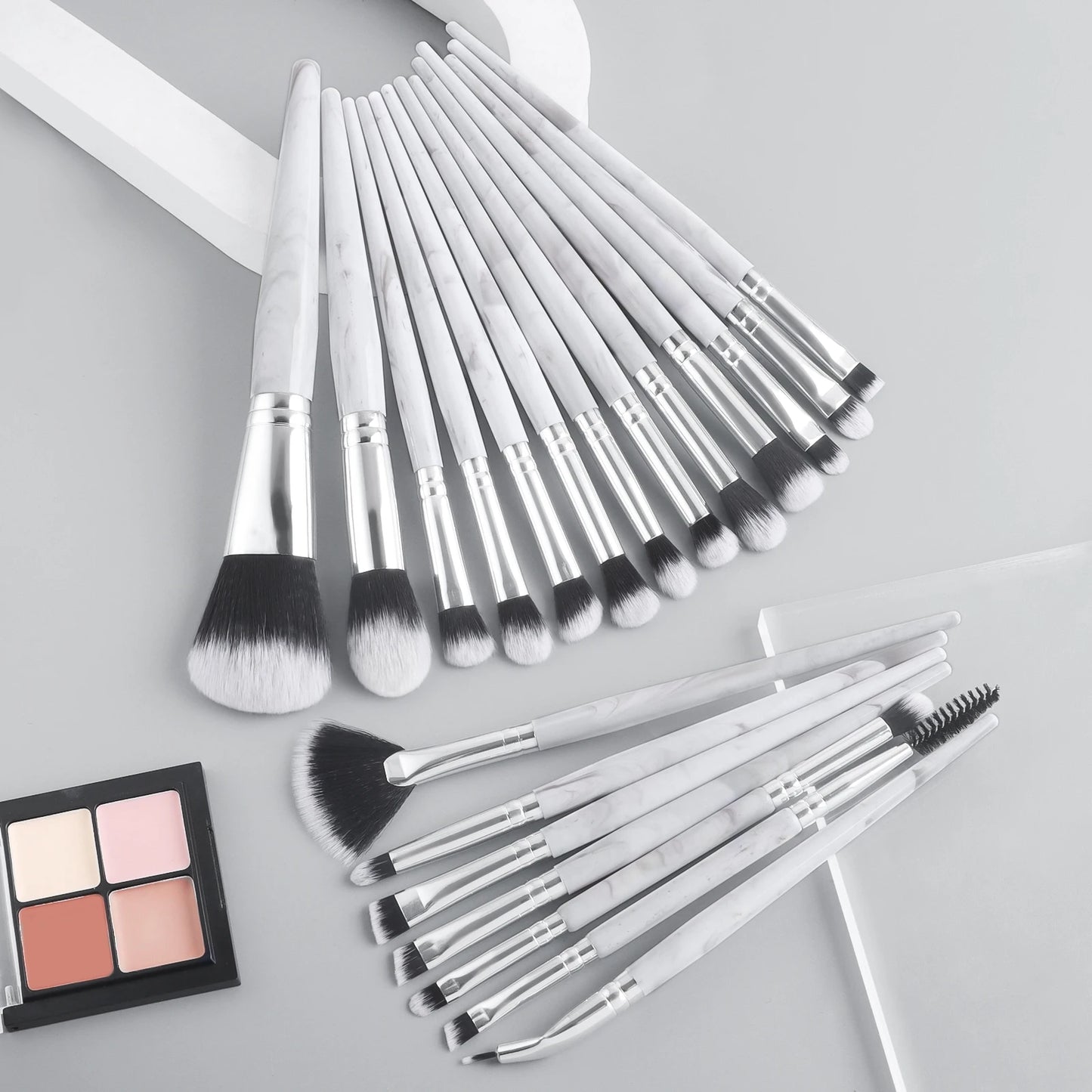 Makeup Brush Sets , 20pcs Plastic Daily Durable multifunctional makeup brush for Mascara, Eye Shadow,Foundation