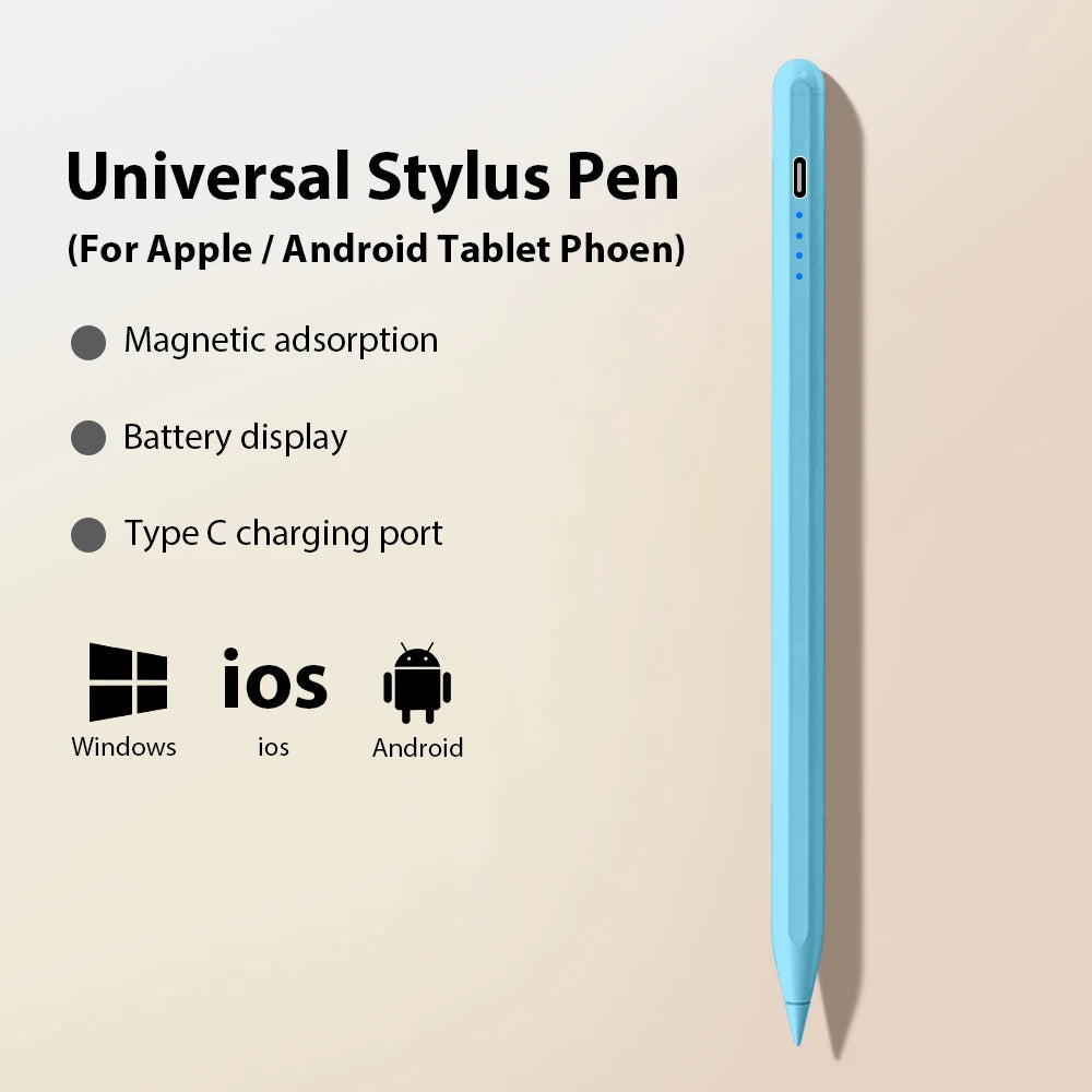 Stylus For Android, iOS, Windows, IPad, Apple Pencil Accessories, Universal Stylus For Tablets And Phones