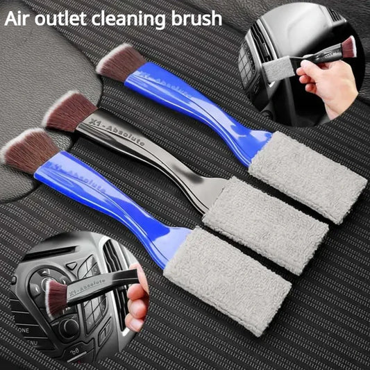 1pcs Car Cleaning Tools Air Conditioning Air Outlet Clean Dust Removal Soft Brush Multifunctional Auto Interior Cleaning Tool