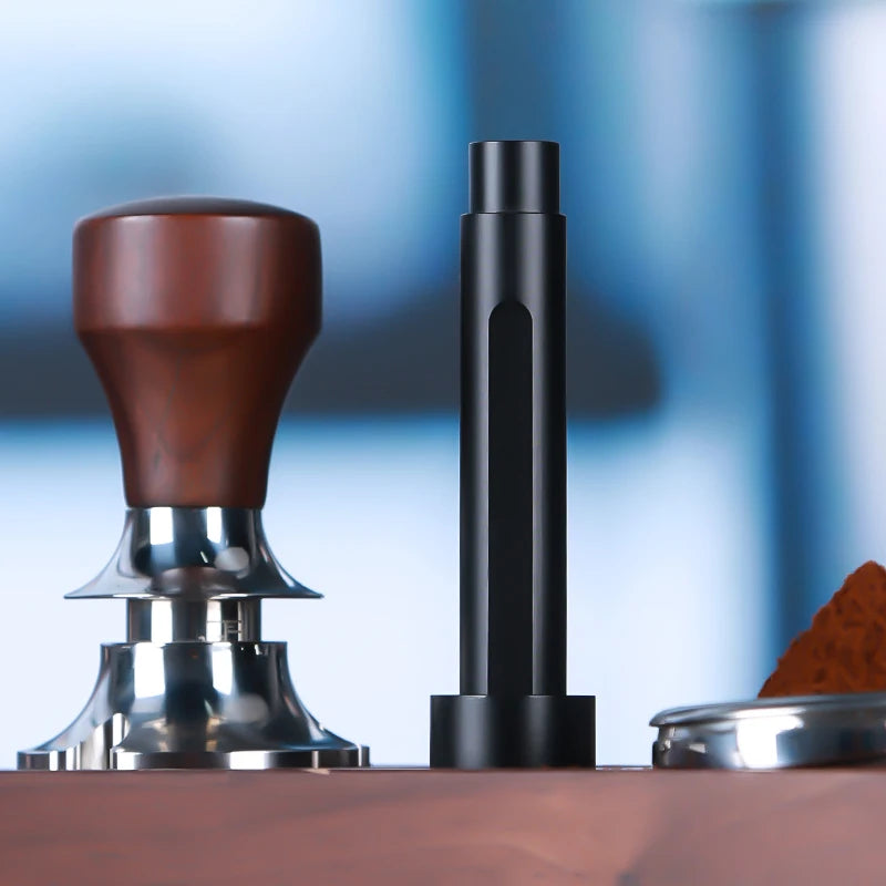 Shrinkable Portable Coffee Powder Stirring Needle 304 Stainless Steel Stainless Steel Espresso Needle Distributor With Base