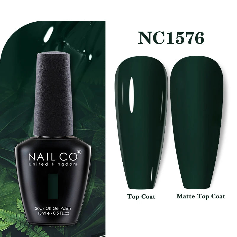 NAILCO Gel Nail Polish 15ml Nail Art Vernis Semi Permanent Soak off UV Gel Polish Gel Manicure Nail Varnish Nail Color Ongles