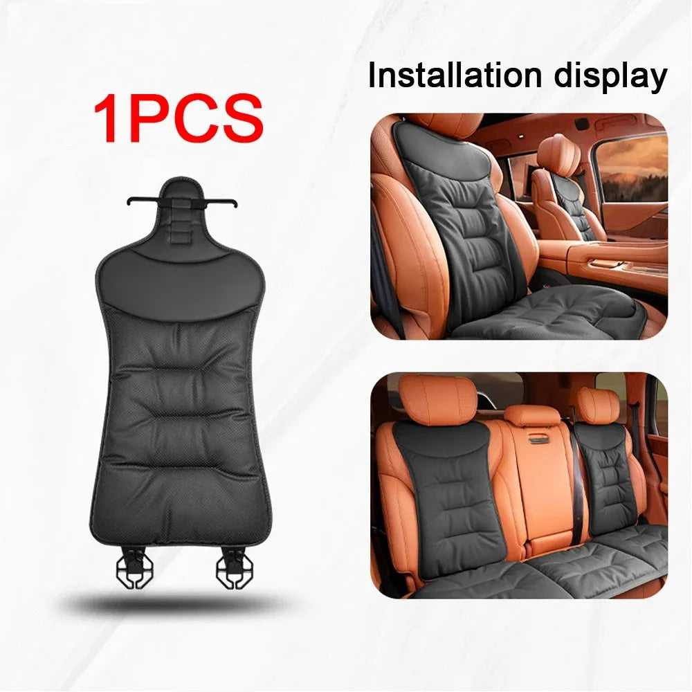 Car Seat Cushion Premium Comfortable Leather Car Seat Cushion Thickened Non-slip Single Piece Front and Rear Seat Cushion