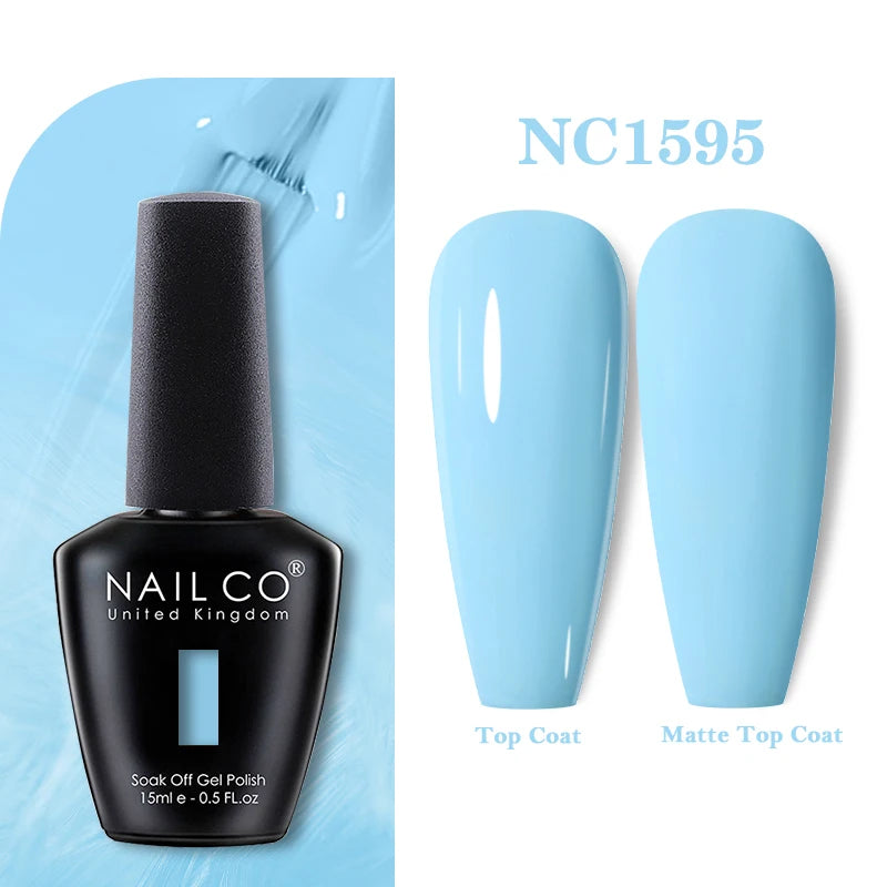 NAILCO Gel Nail Polish 15ml Nail Art Vernis Semi Permanent Soak off UV Gel Polish Gel Manicure Nail Varnish Nail Color Ongles