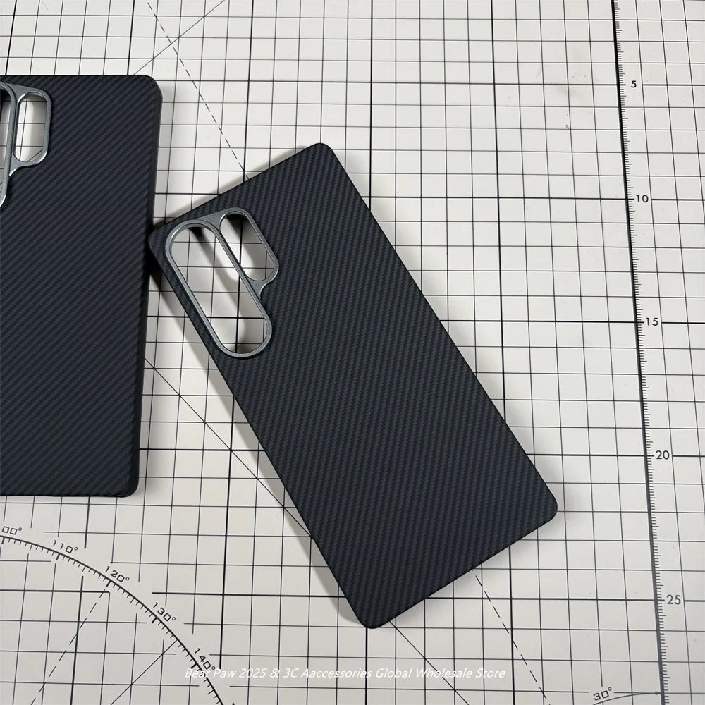 Magnetic Case for Samsung S25 Ultra Aramid Carbon Fiber Protective Cover for Samsung Galaxy S25 Ultra Carbon Cases