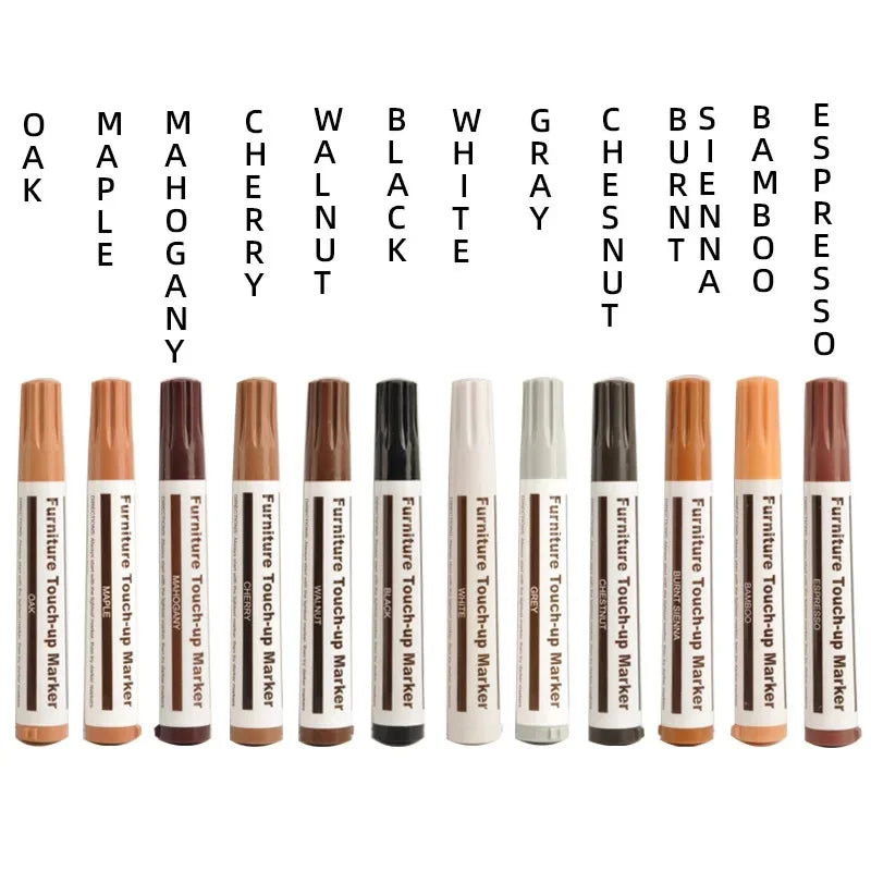 Furniture Repair Pen Wood Markers Wax Sticks Remover Scratches Filler Paint Restore Kit Wooden Cabinet Floors Tables Repair Tool