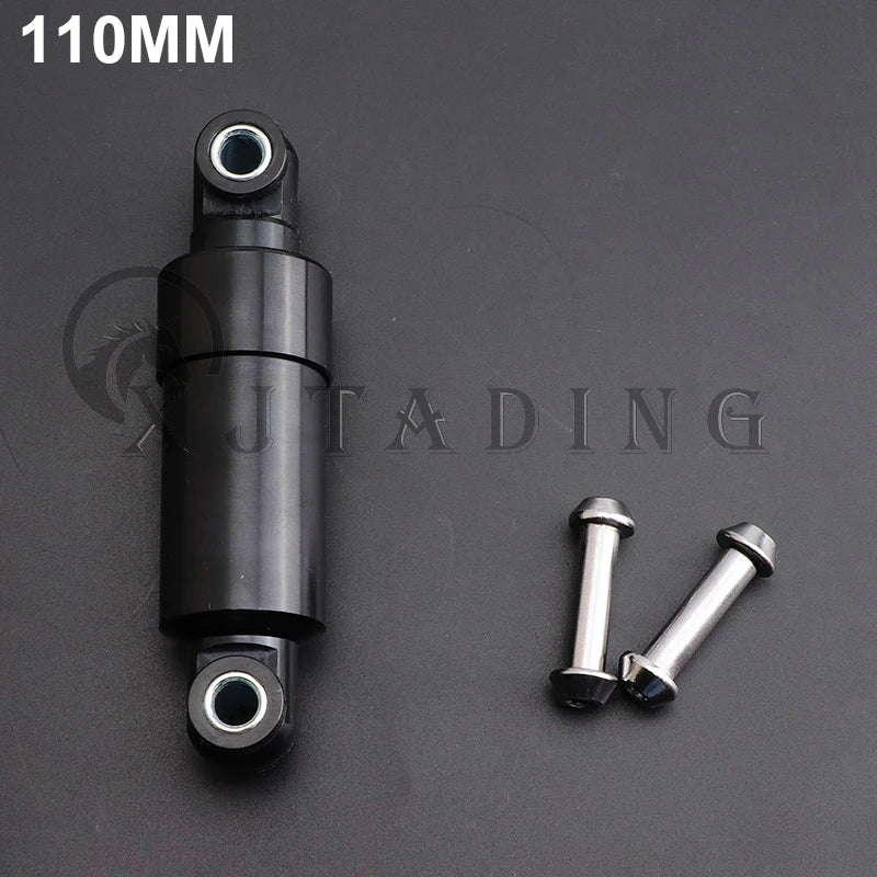 110mm 125mm 150mm 750LBS Electric Scooter Aluminum Shock Absorber Suspension Bicycle 24mm Front/Rear Wheels AllInclusive Spring
