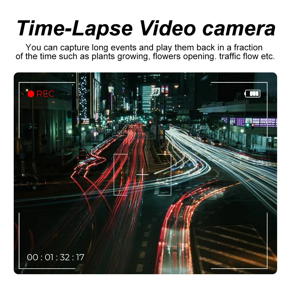 Vintage Digital Camera 16X Digital Zoom 4K WIFI Retro Vlog Recorder YouTube 3.0 "Flip Screen Compact Digital  Photography Camera