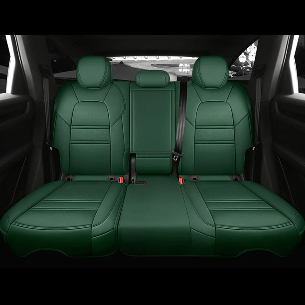 For Land Rover Range Rover Velar 2017 2018 2019 2020 Faux Leather Custom Car Seat Covers Full Set Interior Protector Accessories