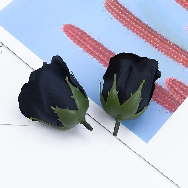 Soap Rose Flower Wedding Wall Home Garden Garland Decor Holiday Party festival Diy Gift box Bride bouquet Wrist Flower Ornaments