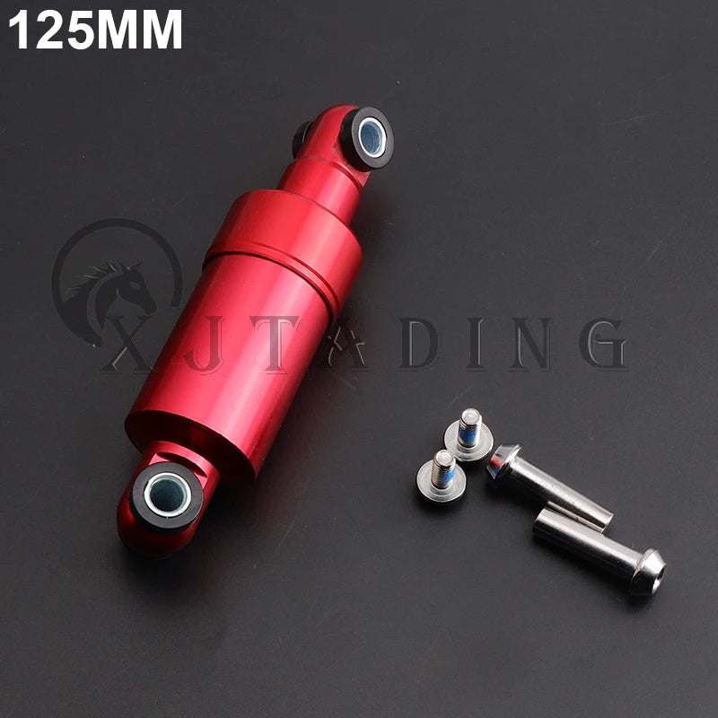 110mm 125mm 150mm 750LBS Electric Scooter Aluminum Shock Absorber Suspension Bicycle 24mm Front/Rear Wheels AllInclusive Spring