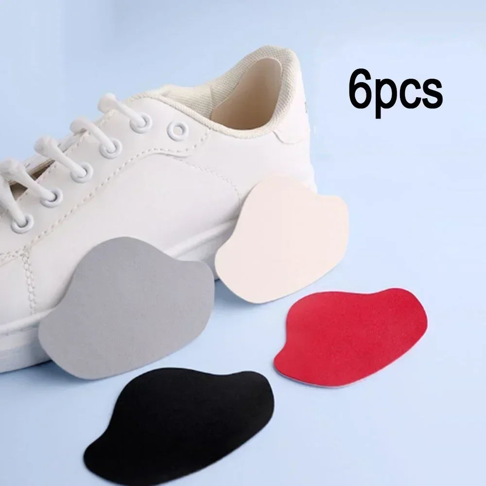 6pcs Sports Shoes Repair Stickers Suede Heel Protector Anti-Wear Repair Holes Self-adhesive Patches Insoles Pad Foot Care Insert