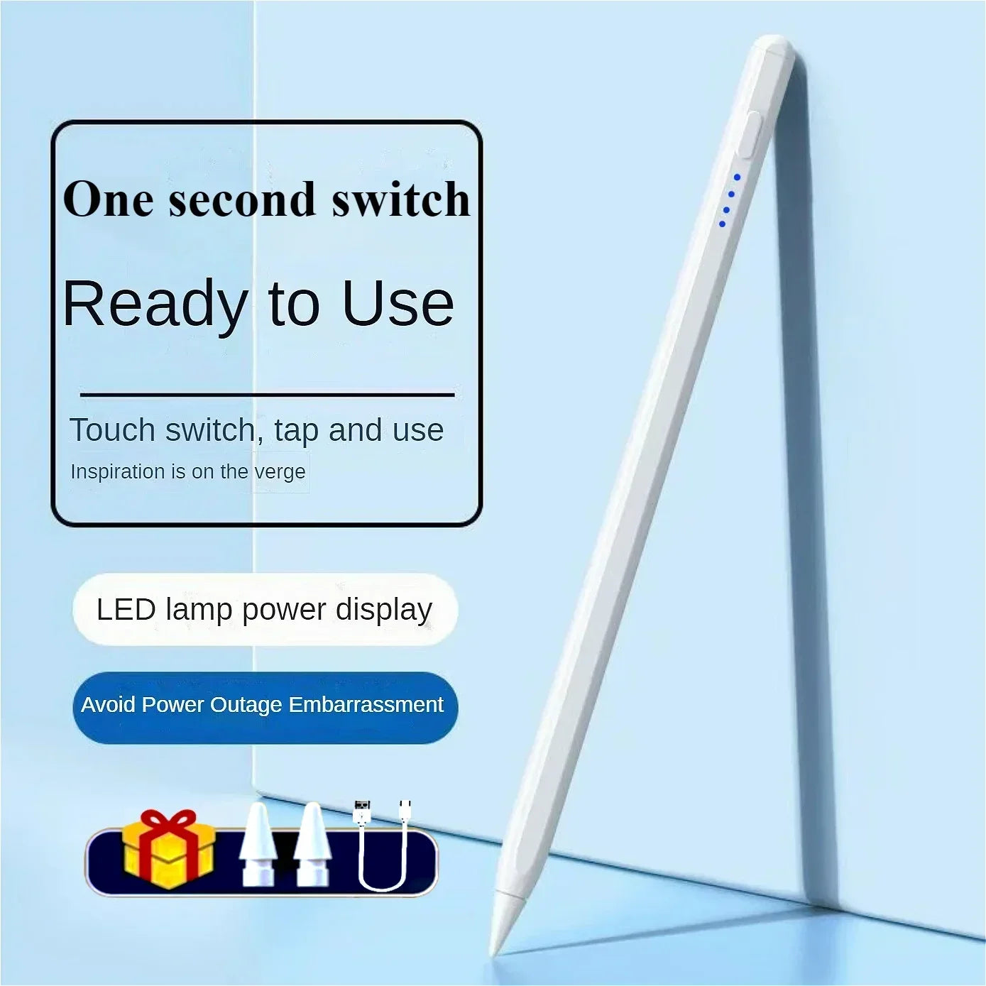 for Xiaomi Pad 6S pen For Samsung Pad without Palm Rejection Tilt,for Honor Redmi Pad Pro pen for All Android Tablet Phone Pen