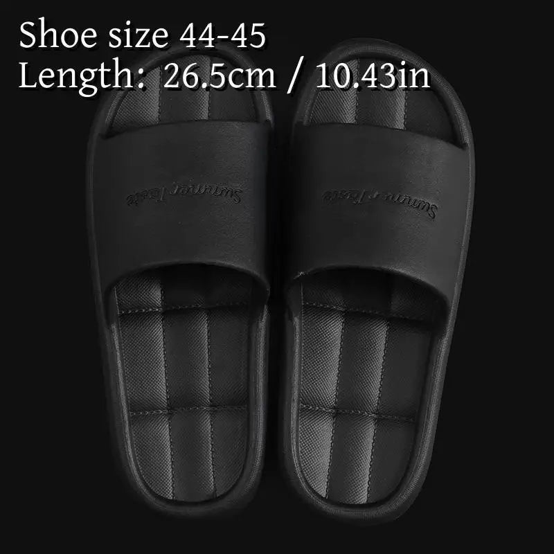 Men And Women Super Soft Eva Thick Platform Slides Minimalist And Comfortable Indoor Bathroom Non Slip Slippers Women Slippers