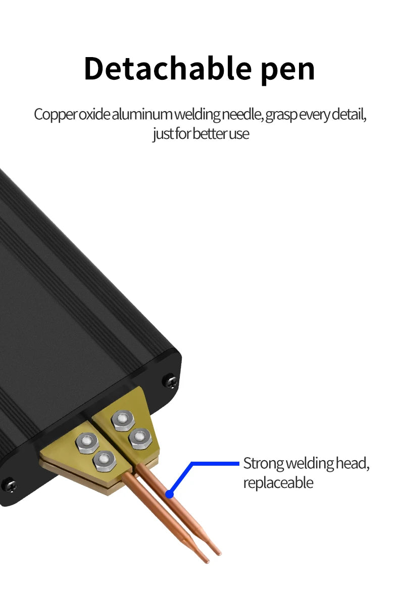 80 Gears Spot Welder Adjustable Portable Handheld Digital Display Mini Spot Welding Machine Automatic Trigger for 18650 Battery