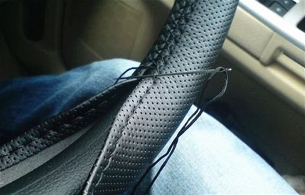 Car steering wheel cover / diameter 36cm 38cm 40cm for Honda Crosstour CR-Z S C EV-Ster AC-X HSV-010