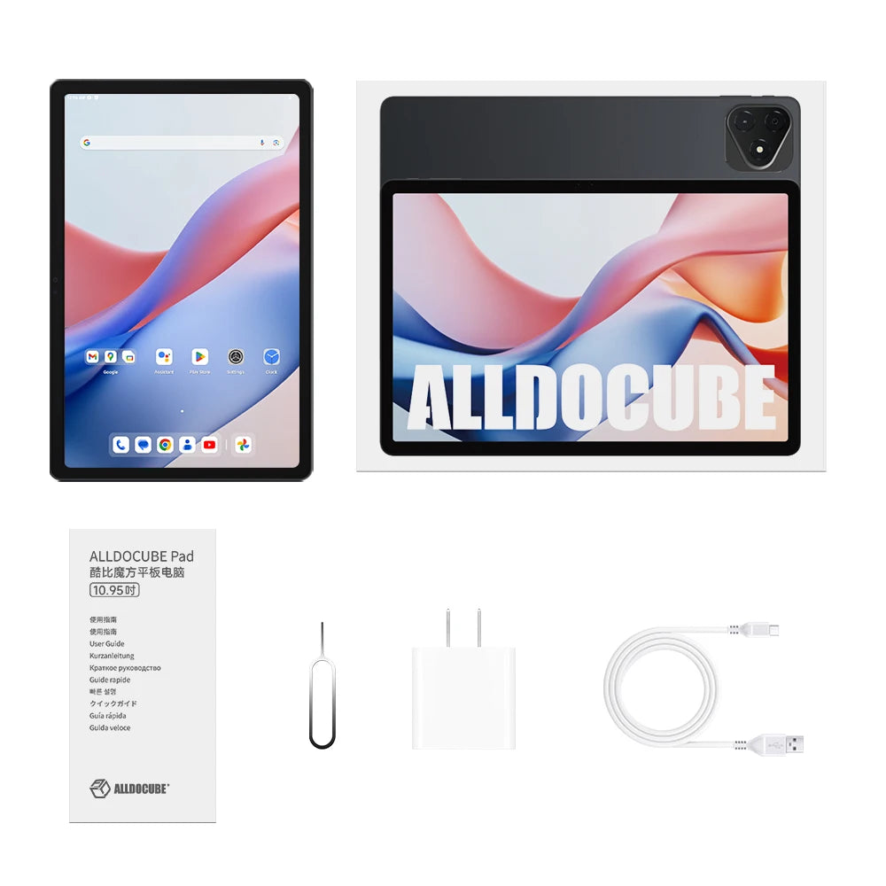 ALLDOCUBE iPlay 60 Pro Tablet 11-inch 90Hz Display 6GB+6GB RAM 128GB ROM Android 14 Helio G99 Octa Core 7000mAh 4G LTE&Wi-Fi