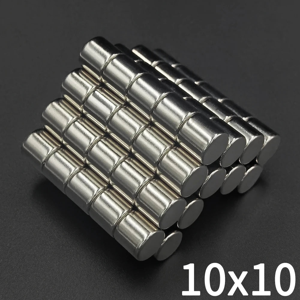 5/10/15 Pcs 10x10 mm Super Strong Neodymium Magnets Round Fridge Magnets Rare Earth Magnets imanes Permanent Magnetic Disc