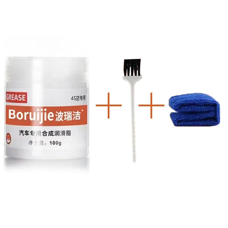 Car door lubricant 100g, sunroof track door anti noise, rust prevention, anti jamming, anti noise maintenance agent Accessories