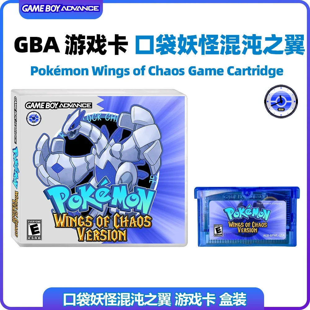 GBA RTC Pokemon  Real Clock  New Version 2.0 Game Card  Featured Popular English Games