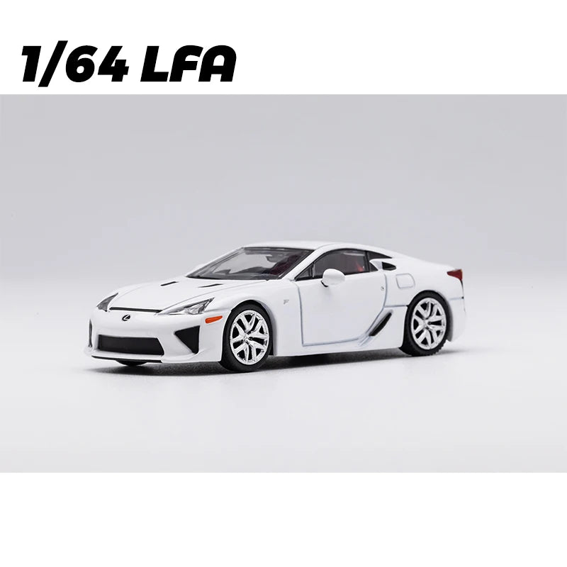 DCT 1/64 LFA Model Car Vintage Sports Vehicle Diecast Car Hobby Collection Toy With Display Case For Adults
