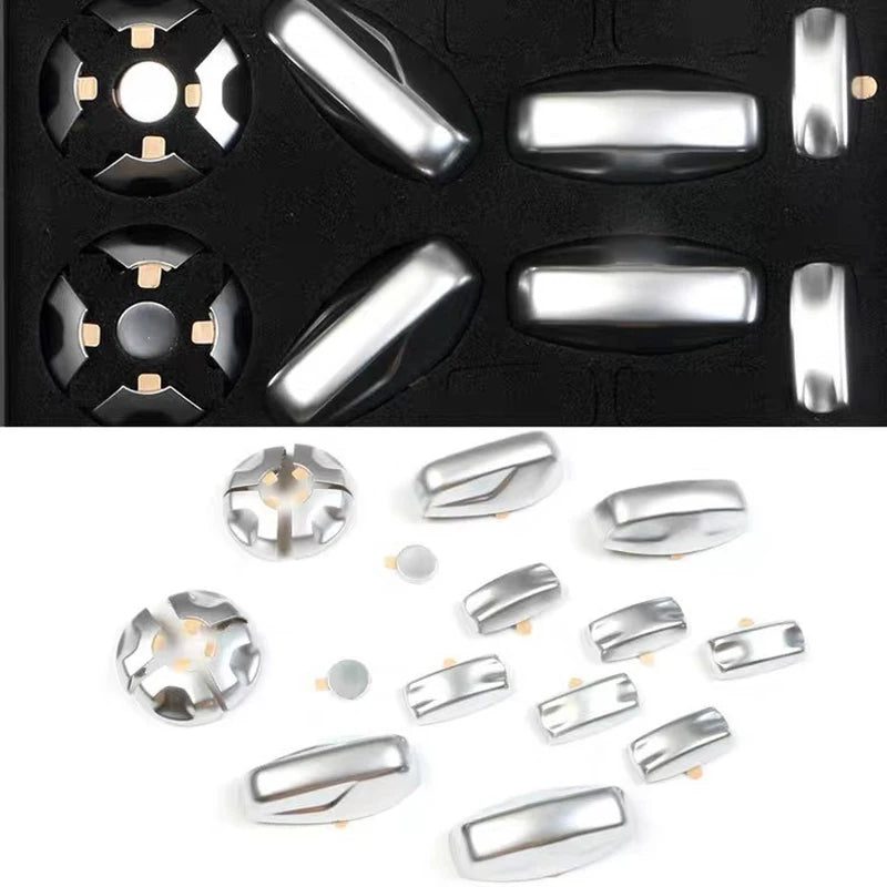 Car Interiors Parts Seat Adjustable Buttons Cover Stickers for Porsche Cayenne Paramera 911 2022 2023 Taycan 2019 2020 2021 2022