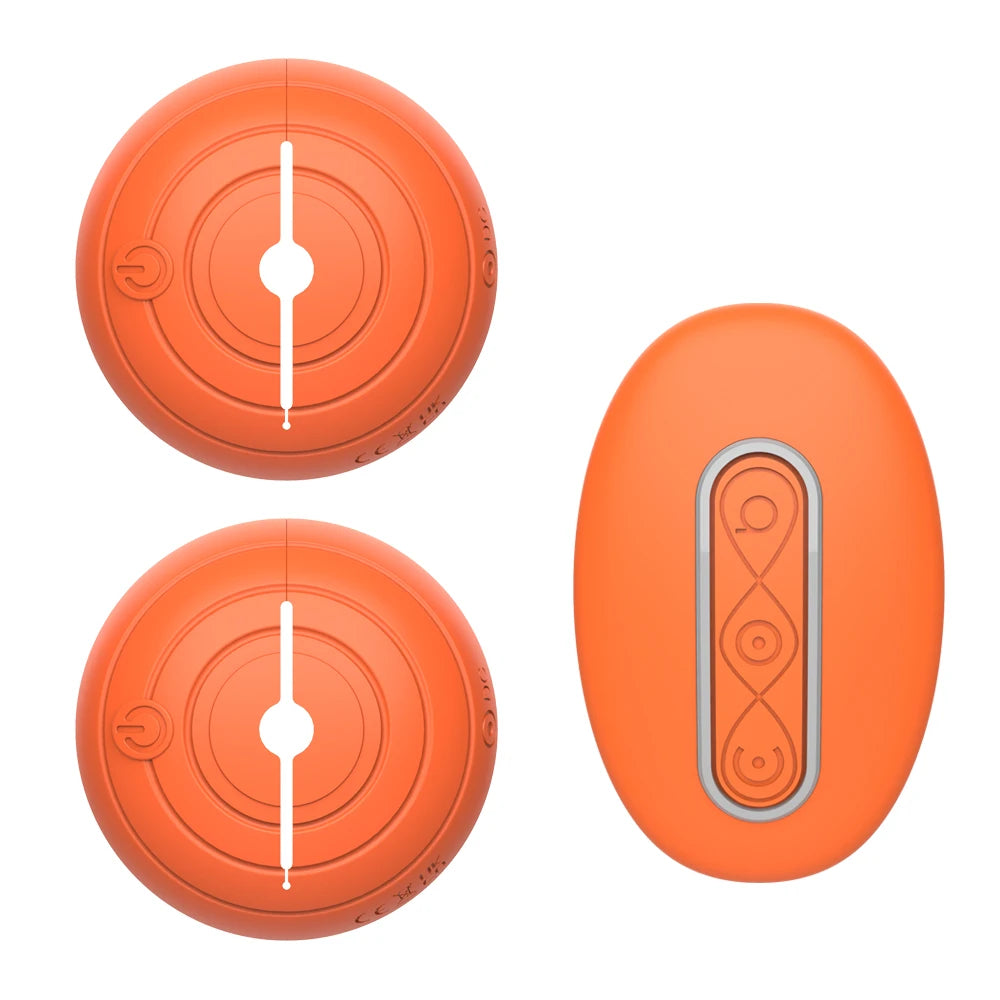 Nipple Clamps Vibrating Massager Remote Control Invisible Wear Sex Toys for Women Breast Pleasure Stimulate Foreplay Teasing Toy