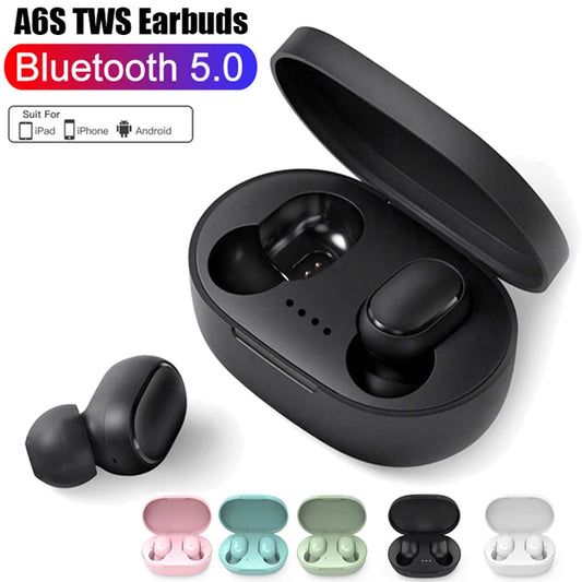 TWS Wireless Bluetooth Headset Noise Cancelling In-ear Sport Earbuds with Mic Wireless Headphones for iPhone Bluetooth Earphones