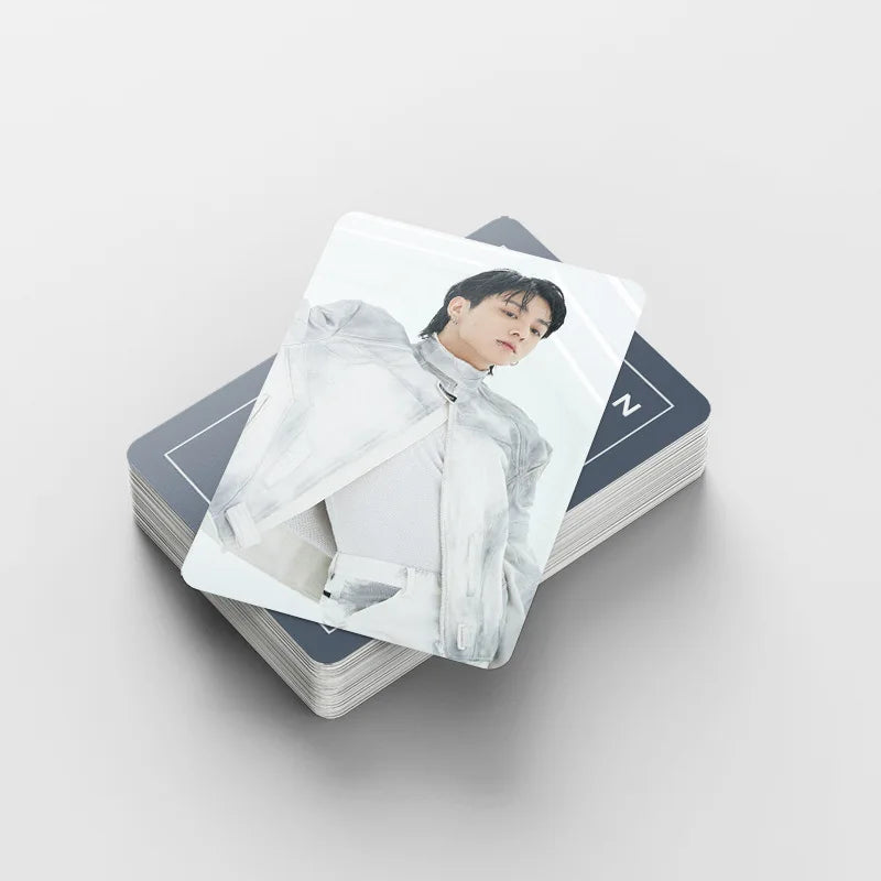 New 92 JUNGKOOK Solo Album GOLDEN Merchandise Photo Album Stickers JK Double-Sided LOMO Cards Celebrity Fan Gifts