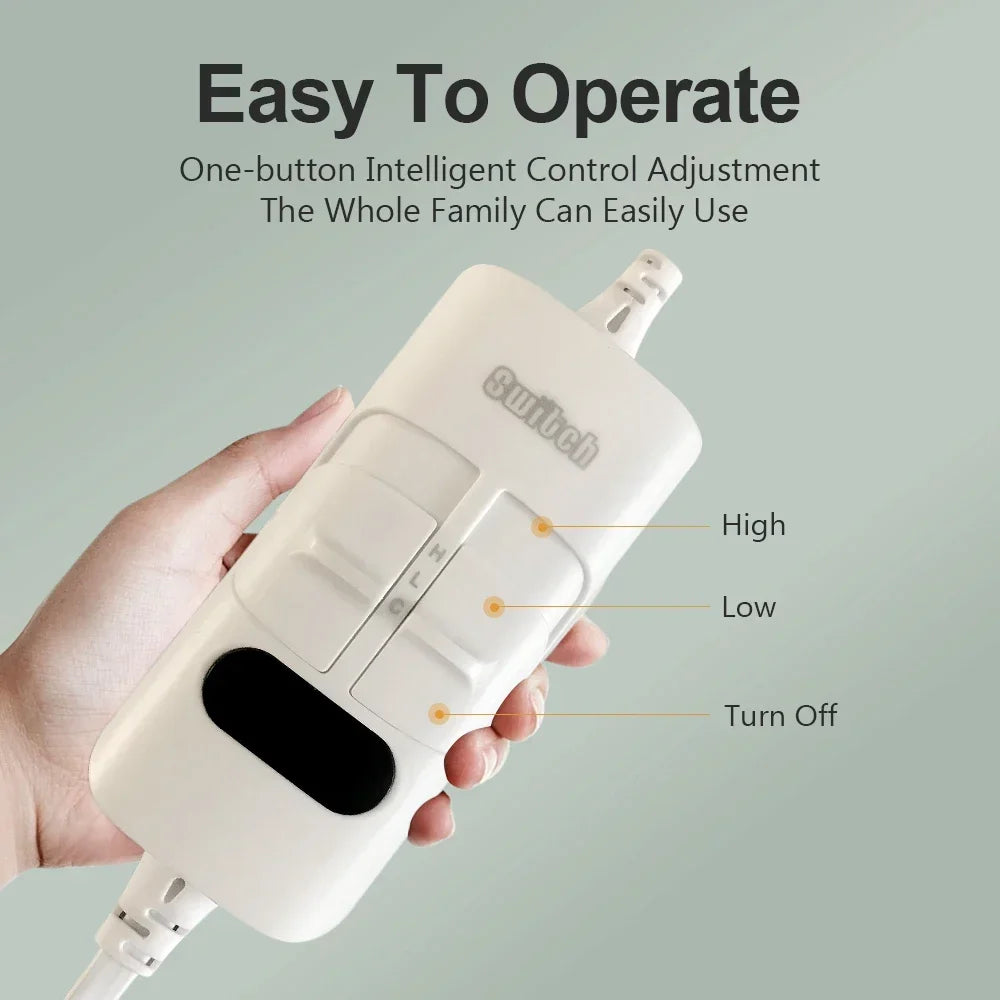 220V Electric Heating Blanket 70x150cm/120x150cm/150x180cm Thicker Heater Heated Blanket Winter Warm Thermostat Heated Pads