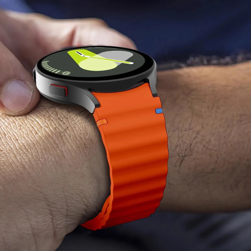for Samsung Galaxy Watch 7 Band FE/5 Pro/6/4 Classic 44mm 40mm No Gap Sport Silicone Belt Bracelet Correa Galaxy Watch 7 Strap