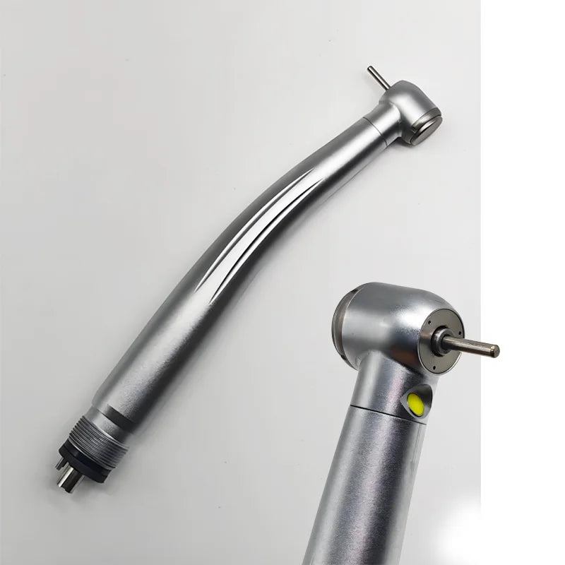 Dental LED High Speed Handpiece Torque Head Air Turbine E-Generator Ceramic Bearing Dentist Tips Triple Water Spray 2/4 Hole