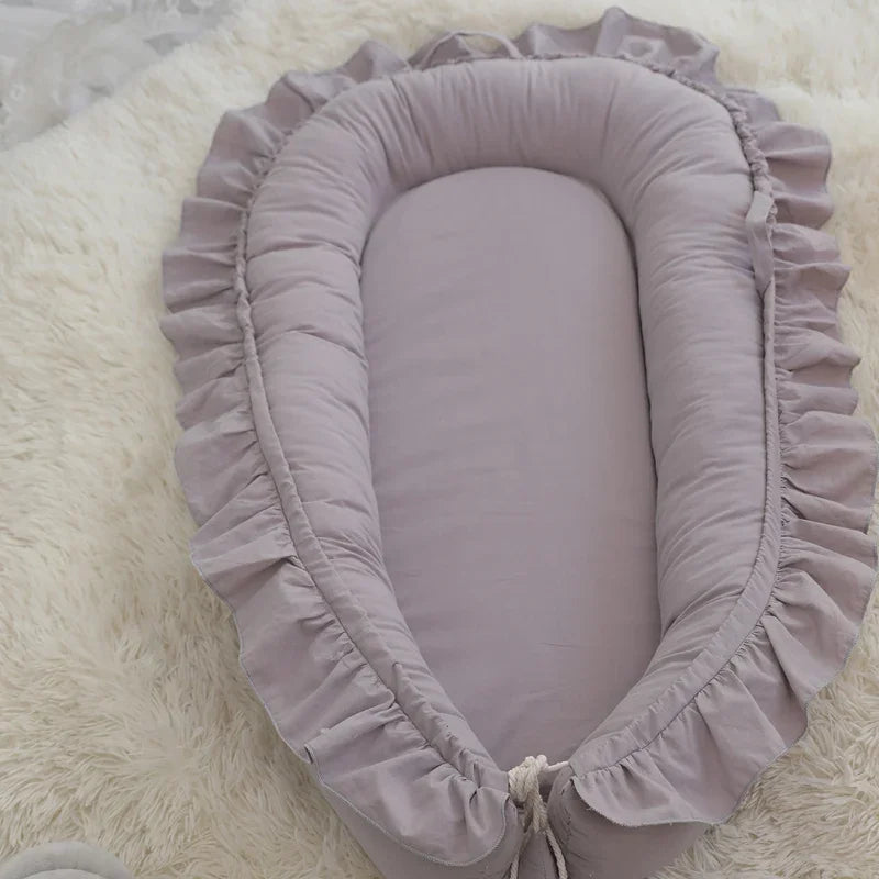 Removable Sleeping Nest for Baby Bed Crib with Pillow Travel Playpen Cot Infant Toddler Infant Cradle Mattress Safety Bed in Bed