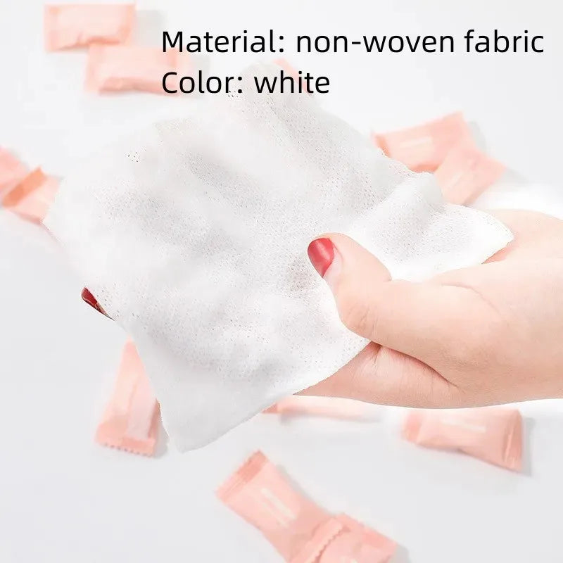 Tissues Wipes Disposable Towel 50pcs Compressed Portable Travel Non Woven Towel Outdoor Wipes Face Wash Wipes