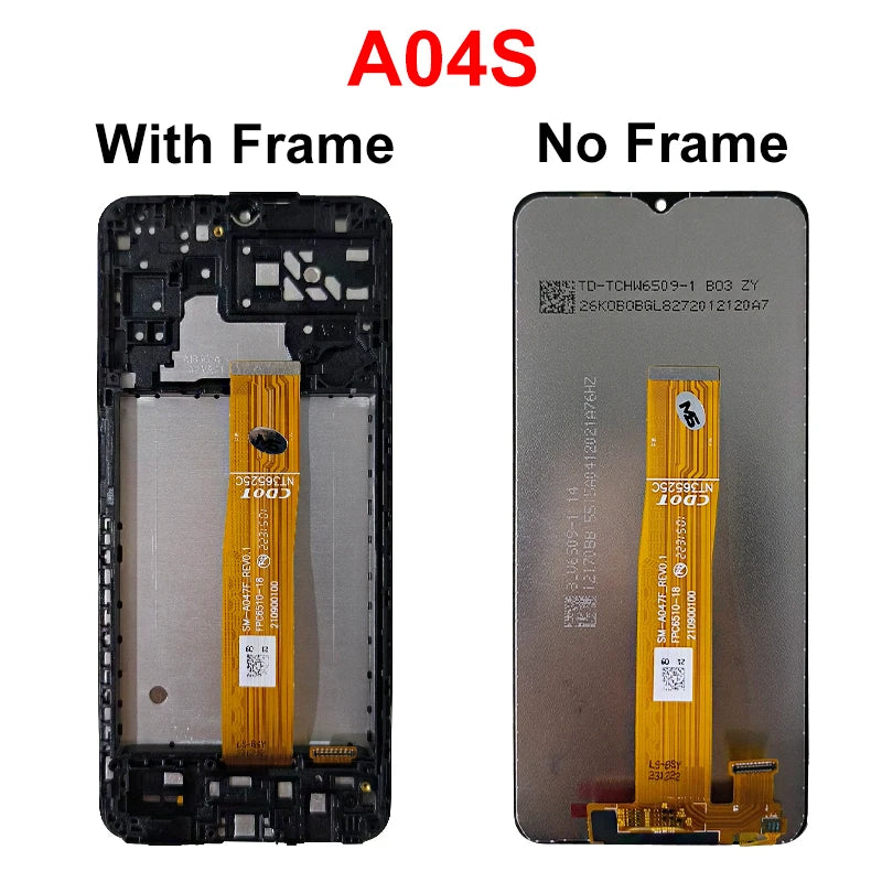A045 For Samsung Galaxy A04 LCD A045F Display A04S A047 A047F Touch Screen Digitizer For Samsung A04E LCD A042 A042F Display
