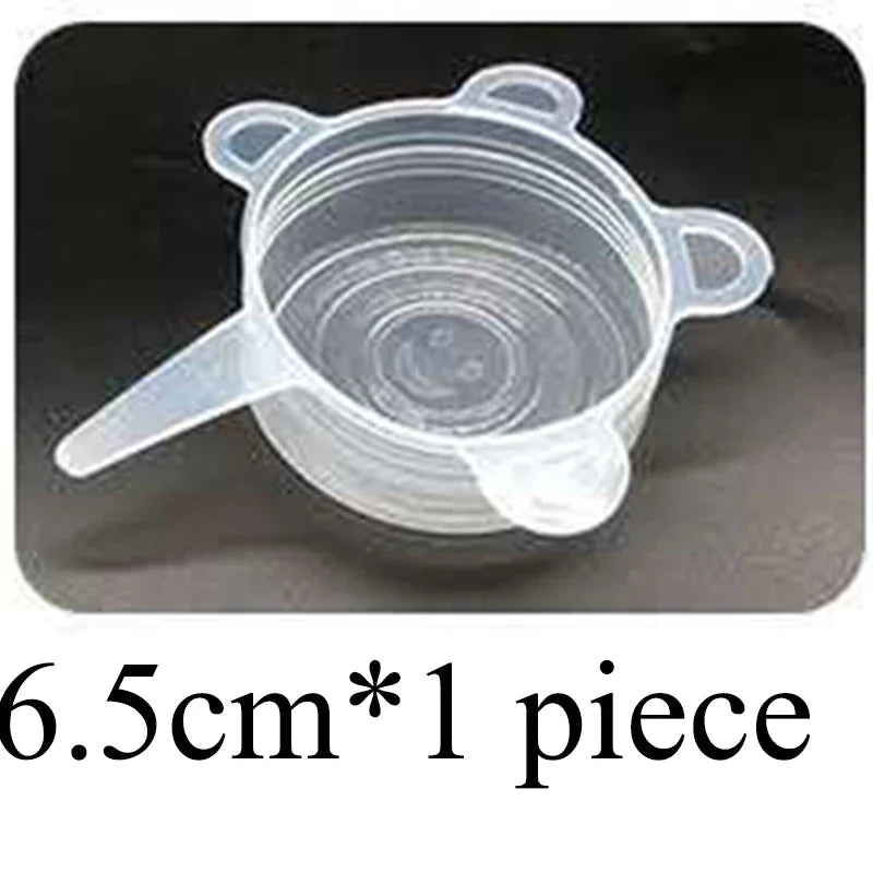 16 Sizes Silicone Stretch Lids Universal Lid Silicone Bowl Pot Lid Silicone Cover Pan Cooking Food Fresh Cover Microwave Cover