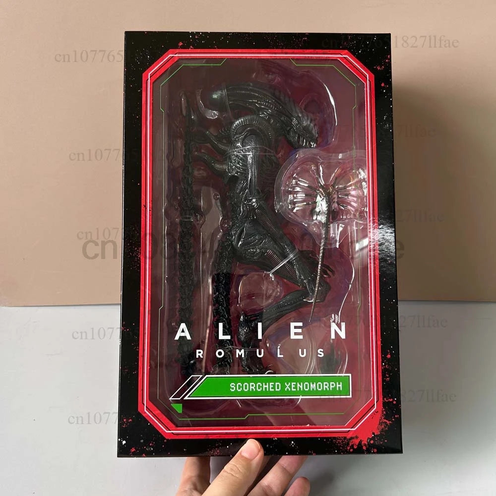 NECA The ALIEN Romulus Facehugger Ultimate Scorched Xenomorph and Accessory Set Action Figure Model Toy Room Decor Child Present