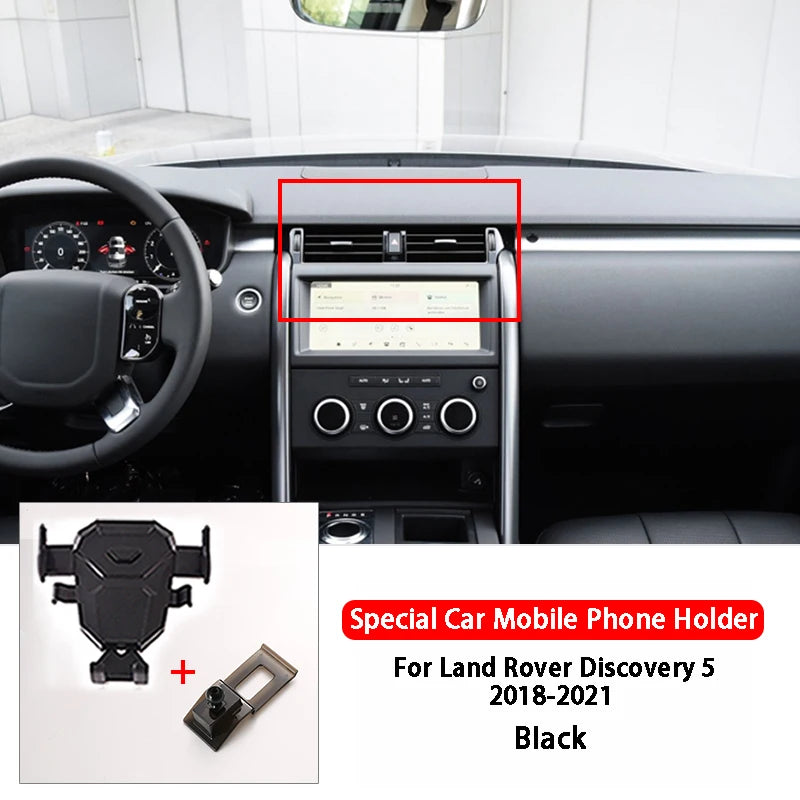 Car Gravity Holder Support Mobile Phone Stand For Land Rover Defender Discovery Sport Discovery 5 Discovery 4 LR4 Car Styling