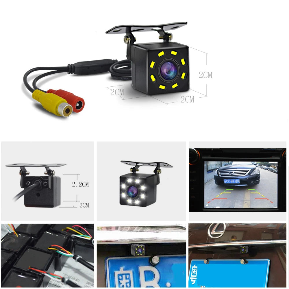 Easy Installation 4.3"5" Car Rear View Backup Camera LCD Monitor  for Vehicle Van Night Vision Reverse Video Parking System