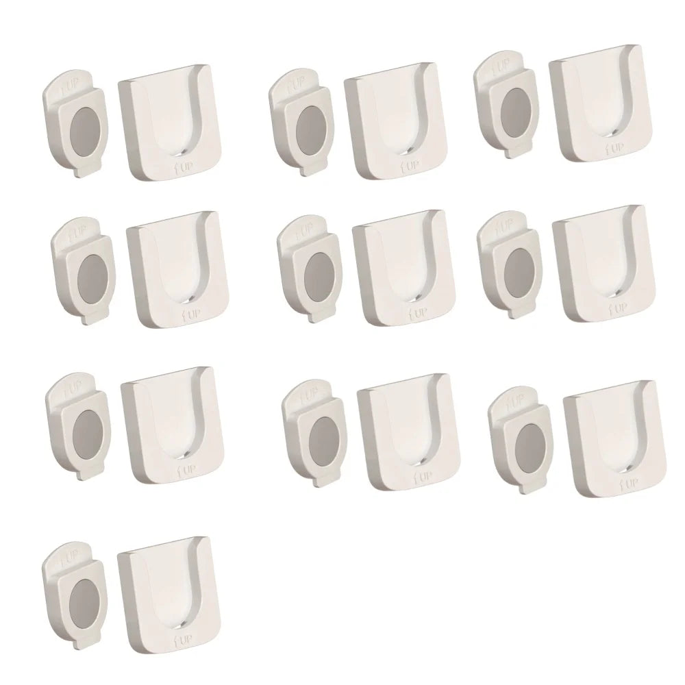 1-10 Pair Strong Magnetic Remote Control Bracket Non Perforated Wall Mounted Air Conditioning Remote Control Rack Storage Hook
